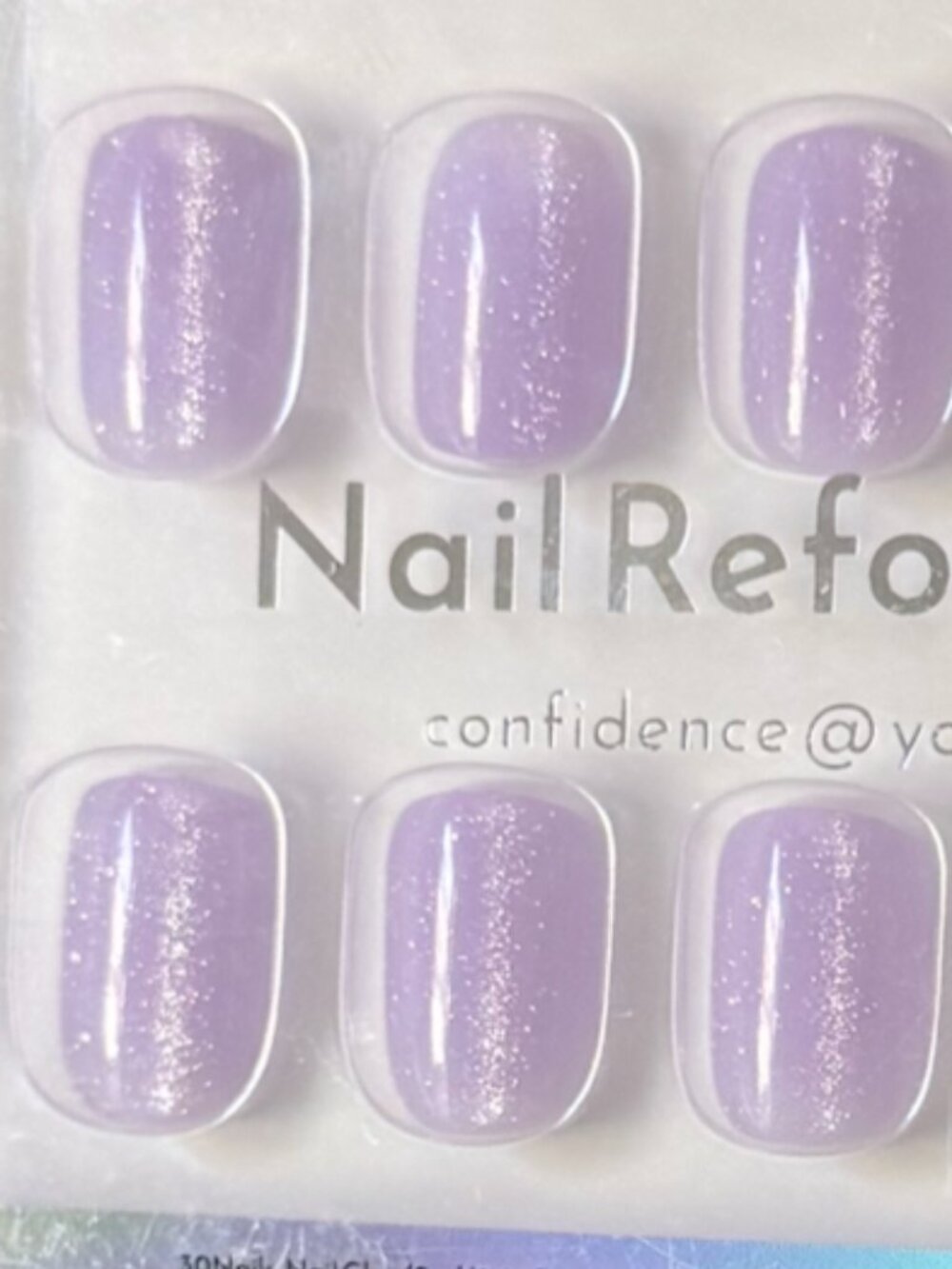 Velvet Shimmer Purple Nails